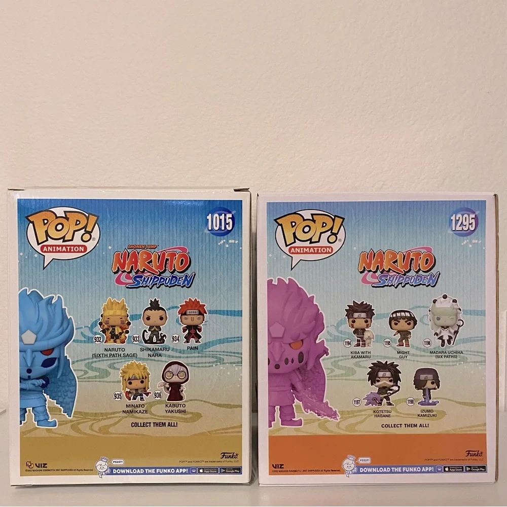 Sasuke Complete Susano’o & Kakashi Perfect Susano’o 6” Pop! Set [1015 & 1295] - Picture 4 of 10